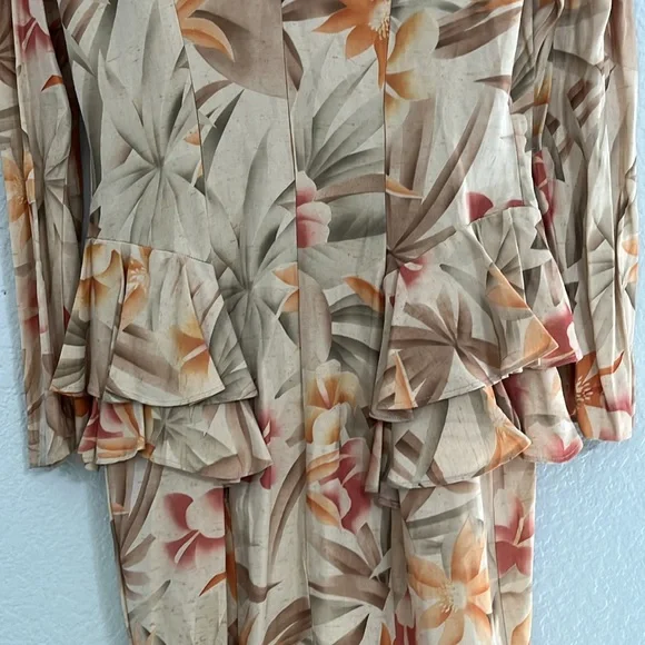 Young Edwardian Vintage 80s Floral Dress